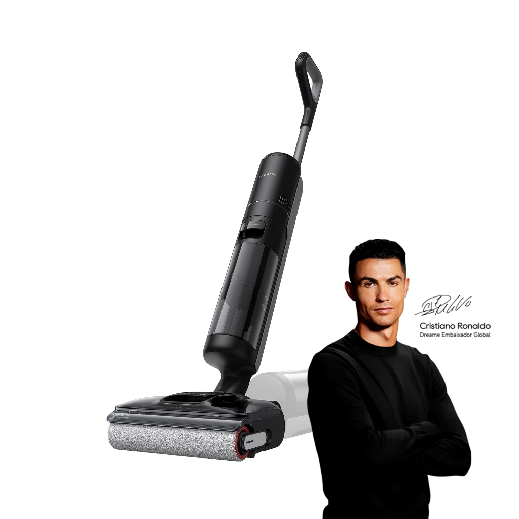 Dreame H12 Pro FlexReach, Aspirador Vertical Sem Fio Seco e Úmido, reclinável a 180°, sucção 18kPa,220V-240V