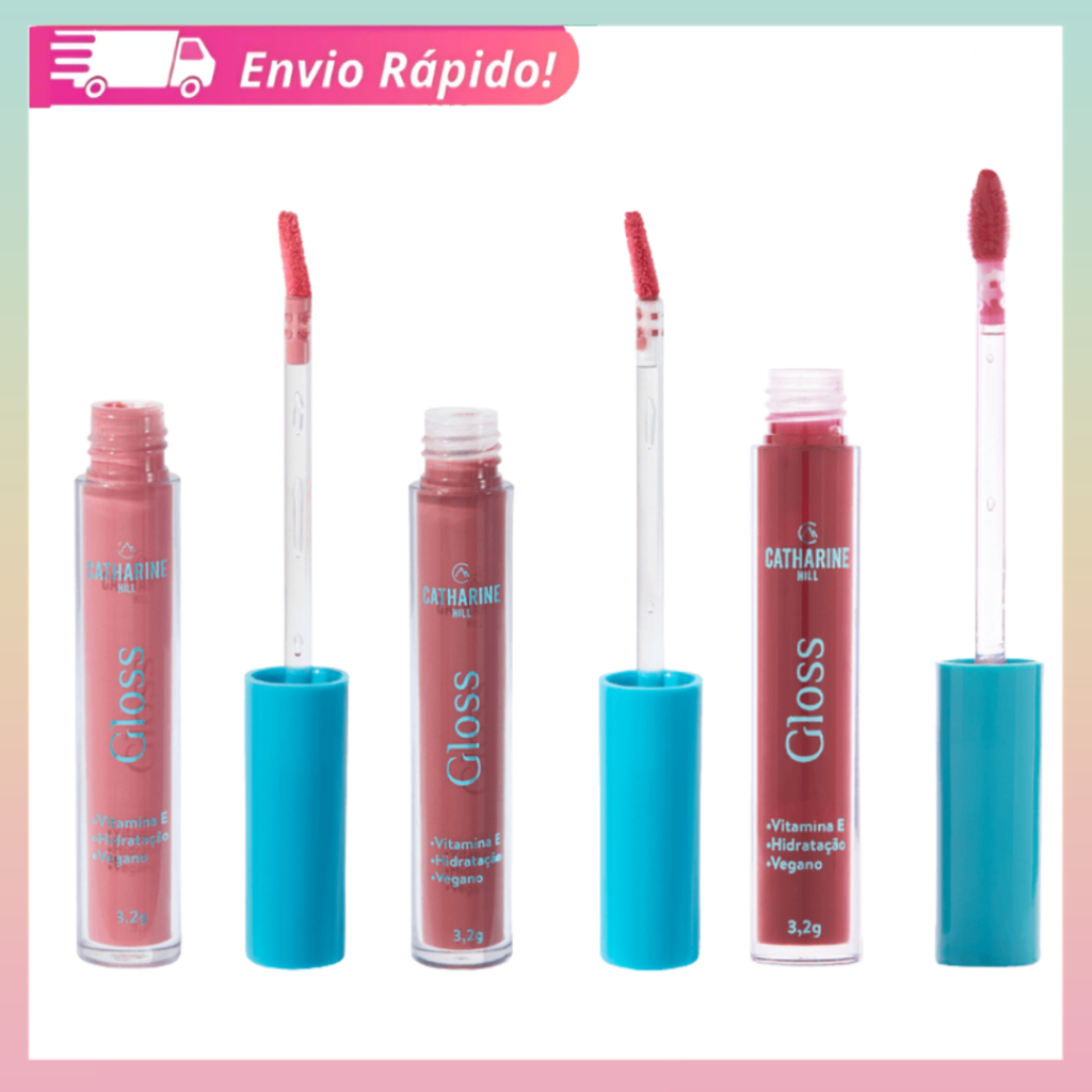 Lip Gloss Catharine Hill Acabamento brilhante espelhado