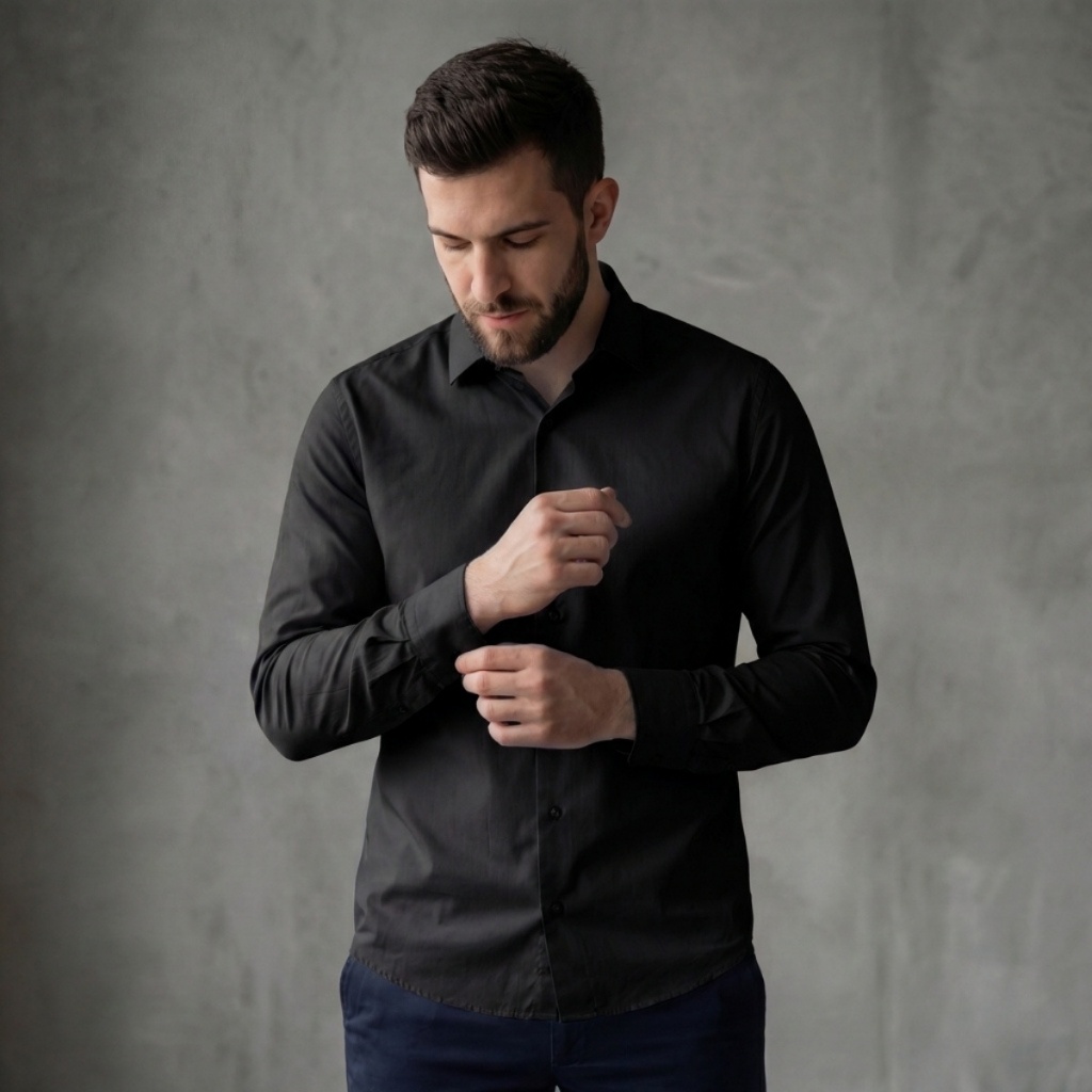 Camisa Masculina Manga Longa Tricoline | Alta Qualidade | Disponivel do P ao GG