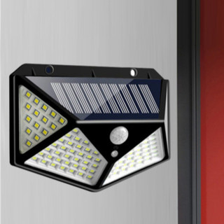 1/2/3 Unidades Luminárias Solares Impermeáveis Prova De Chuva 100 Led Sensor Courtyard Li…