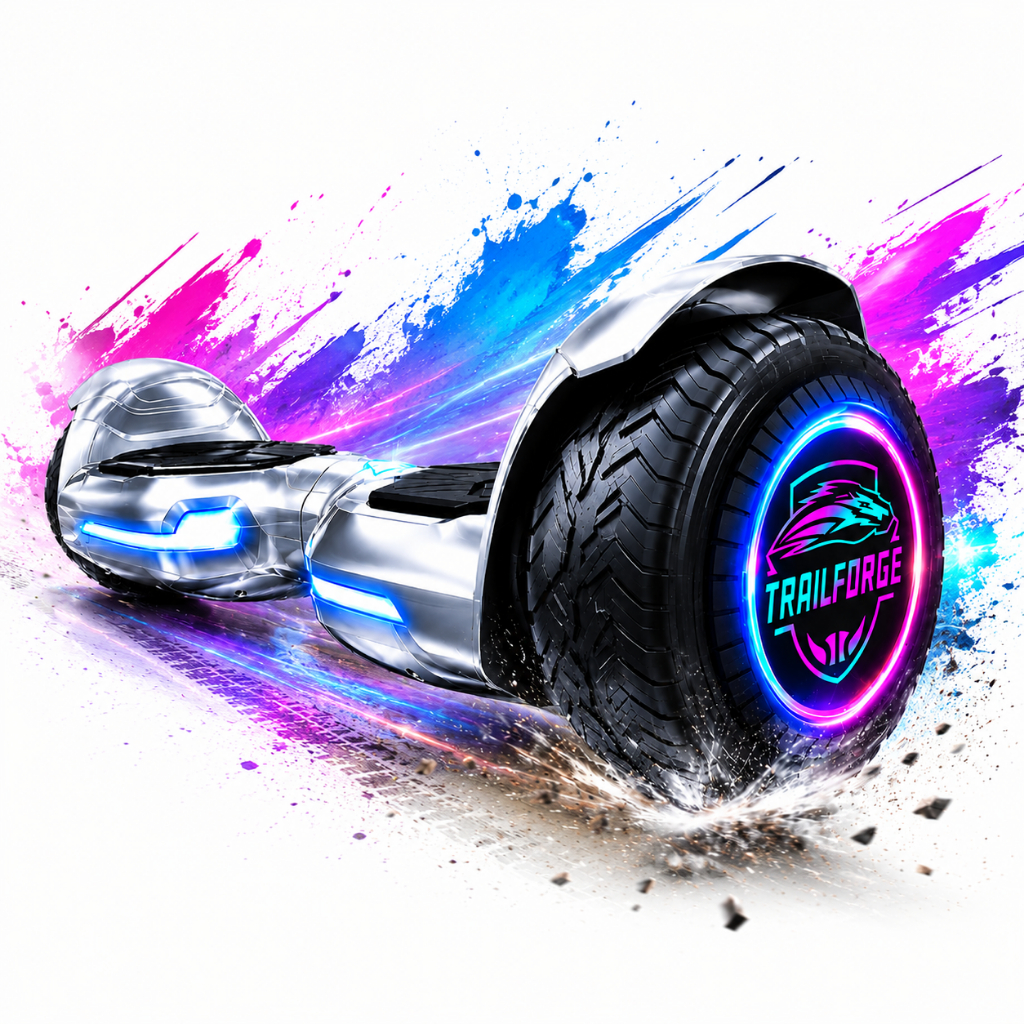 Trailforge-S1 Hoverboard  6.5 " 600W 4.4AH Reprodução de música via Bluetooth