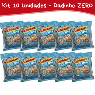 Dadinho Zero Açúcar 90g Kit 10 Unidades Doce de Amendoim Sem Açúcar