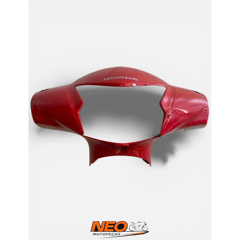 Carenagem Farol Biz 125 Ex 2024 a 2025 Vermelho Original Honda Vermelho
