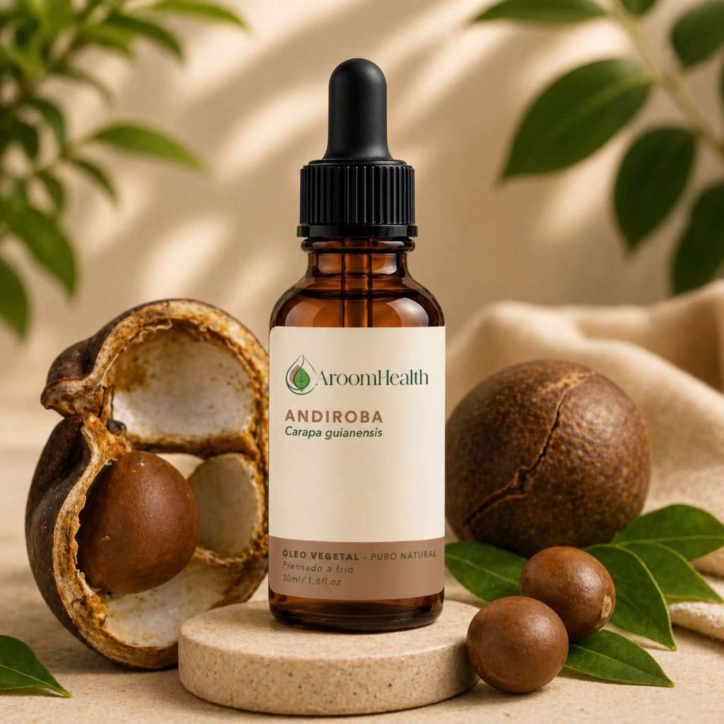 Óleo vegetal puro natural de Andiroba – 30 ml