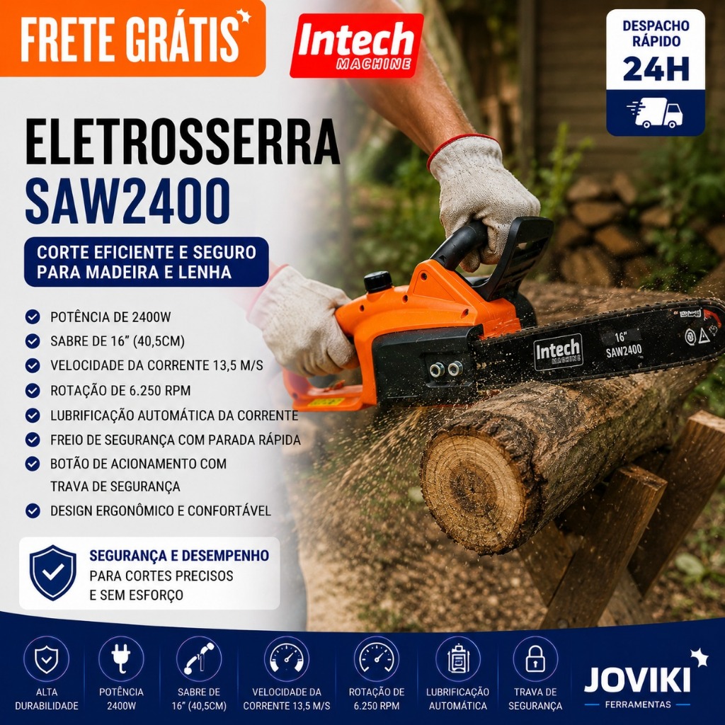 Eletrosserra 220V - Intech Machine