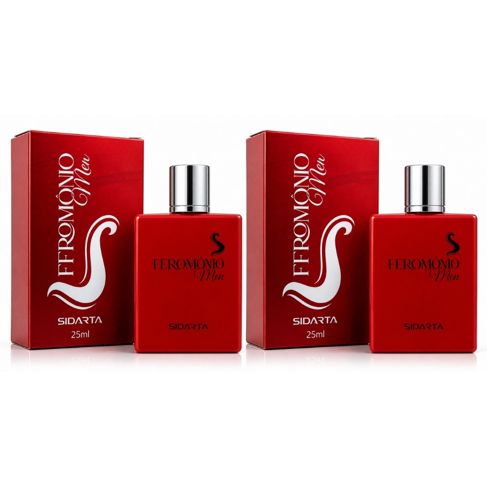 KIT com 2 Feromônio Men (ORIGINAL) Perfume da Atração Sidarta cosméticos 🌶️