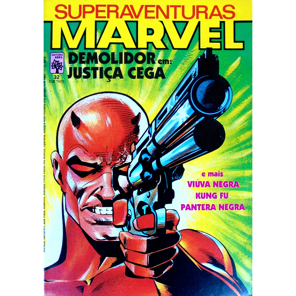 HQ - Superaventuras Marvel #32 *Ed. Abril **fevereiro 1985 Demolidor