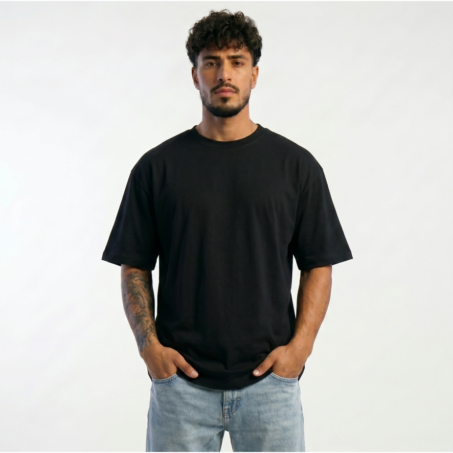 Camisetas Oversized Masculinas Moda Casual Modelo Conforto e Versatilidade Premium Plus