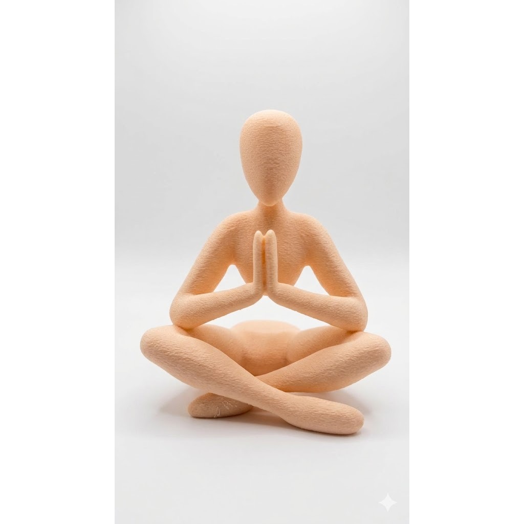 Imagem Estátua Decorativa Yoga Meditação Zen
