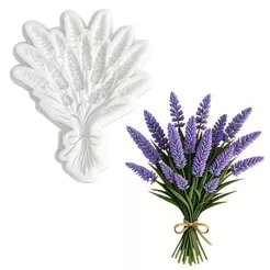 Molde de Silicone Arranjo Flor Lavanda