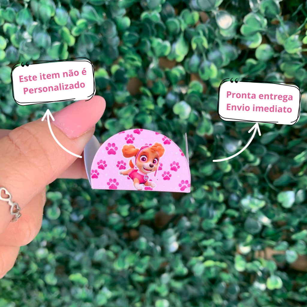 Forminha Para Docinho Chá Skye Patrulha Canina