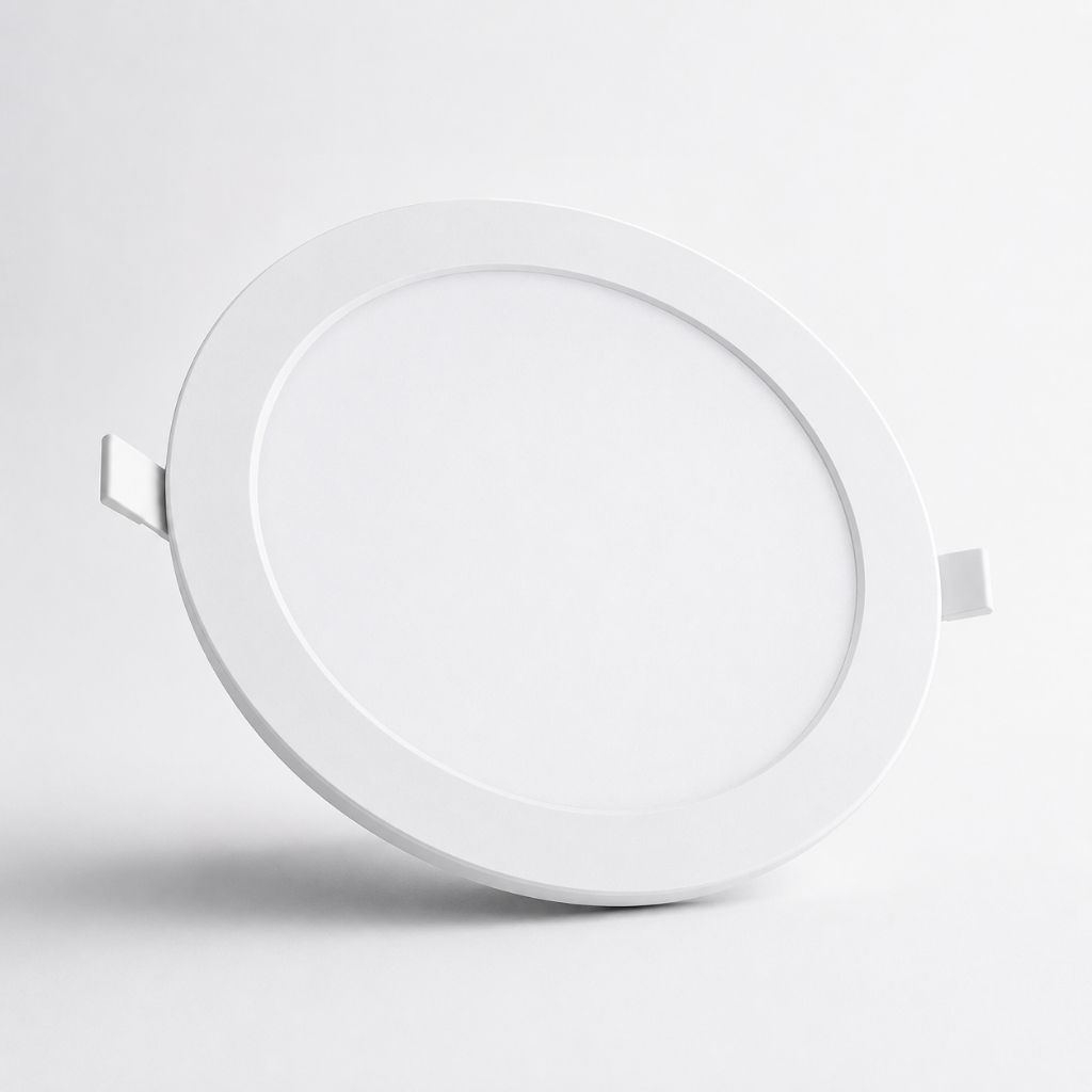 Luminária Painel Led Embutir Redondo Avant 22cm 18W 6500K Luz Branca