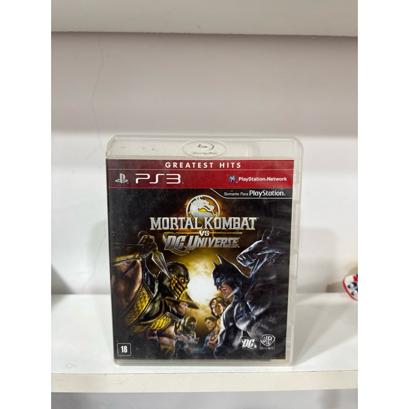 Mortal Kombat Vs Dc Universe Ps3 Original mídia física