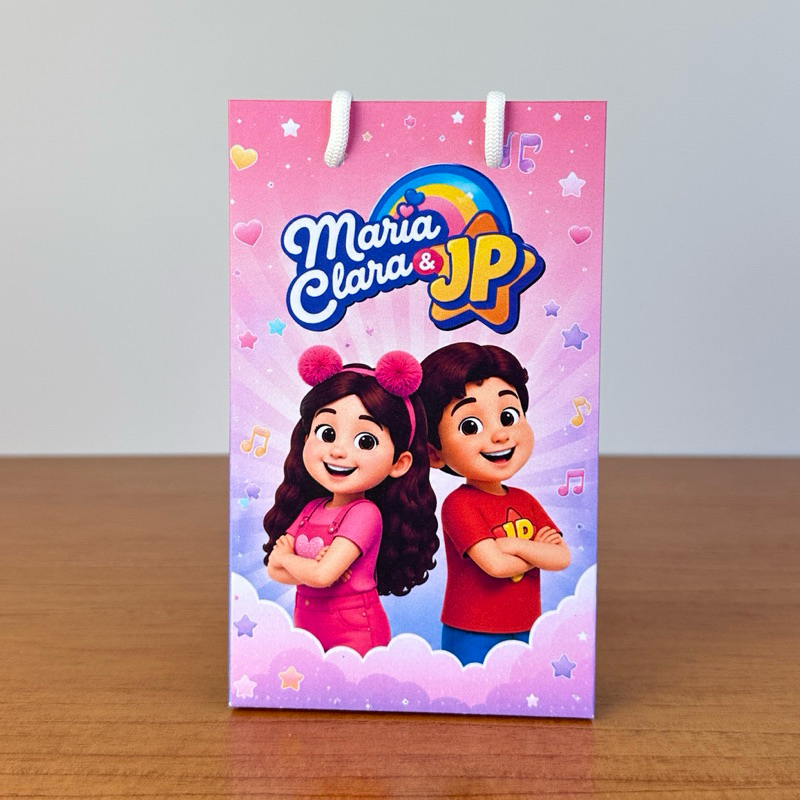 Sacolinhas Surpresa Personalizada Maria Clara e JP – PEGUE E MONTE | Lembrancinha para Aniversário