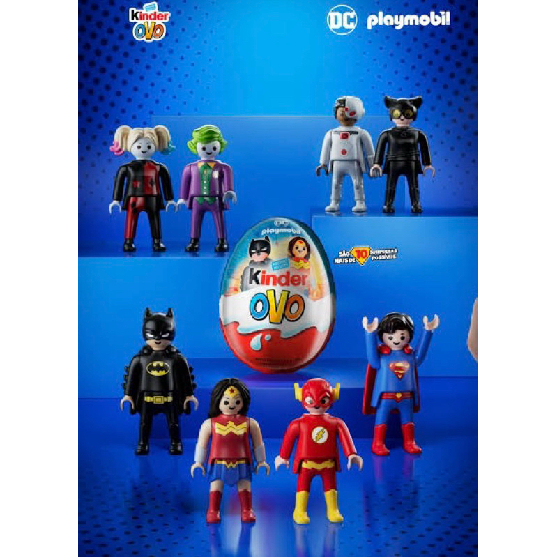 PLAYMOBIL DC KINDER OVO PERSONAGENS AVULSOS