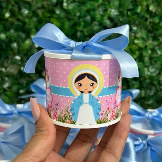 Kit tubolatas personalizadas nossa senhora das graças • Lembrancinha maternidade | aniversário | chá de bebê • 5x6