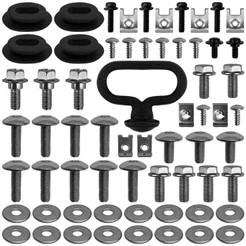 Kit Parafusos Fixação Carenagem Shineray Phoenix 50+ 2009 2010 2011 2012 A 2015 Completo Borracha Coxim Presilha Arruela