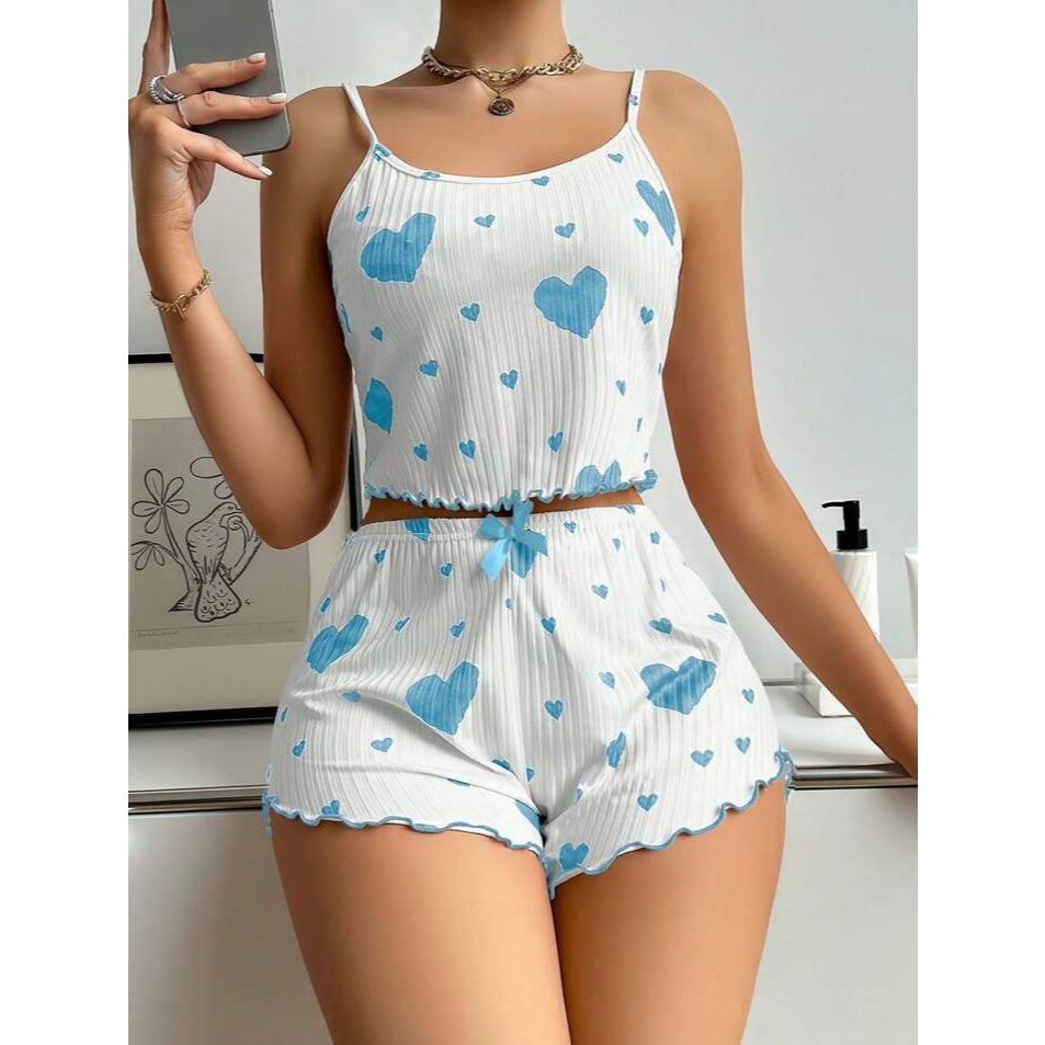 Conjunto de pijama feminino canelado estilo baby doll, confortável e sexy para o inverno e verão.