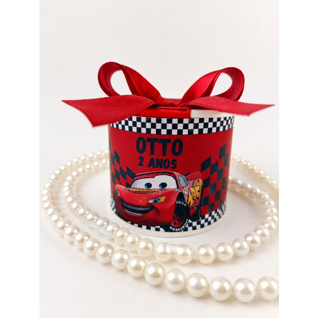 Tubolatas Personalizadas 5x6 CARROS RELÂMPAGO MCQUEEN  /Lembrancinha Festa Infantil/ maternidade/ casamento/ batizado