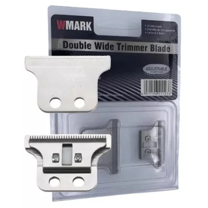 Lâmina Wmark Double Detailer Original Profissional Acabamento Contorno e Fade