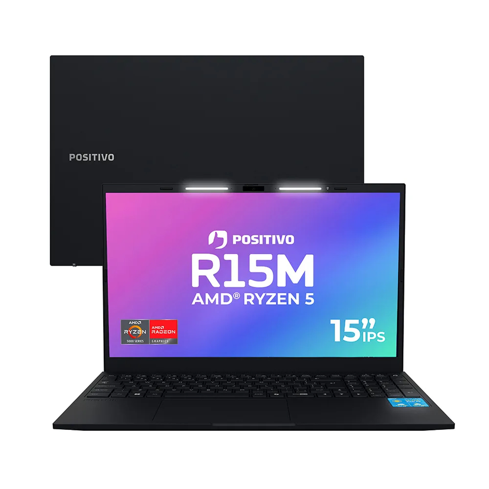 Notebook Positivo Vision R15M AMD Ryzen 5-5625U 512GB Linux