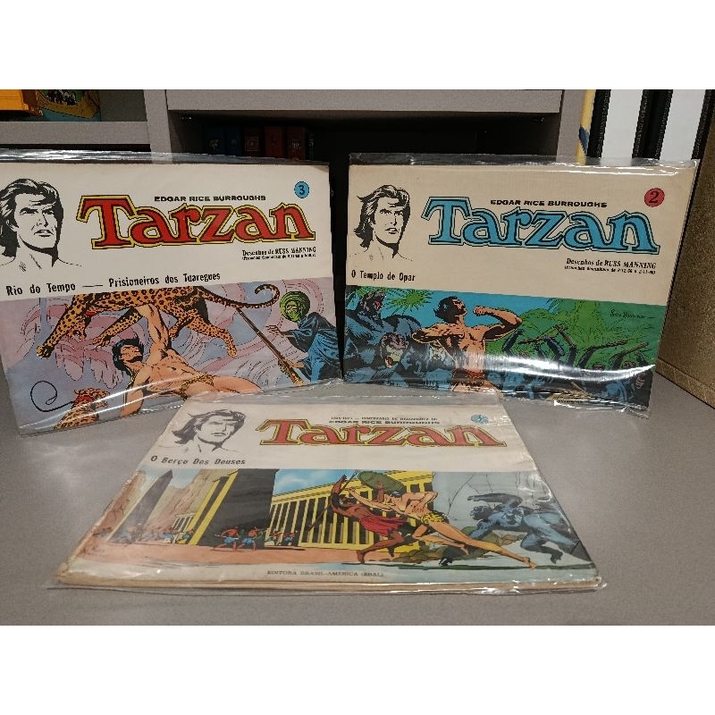 HQs Tarzan - Tiras por Russ Manning - Ed. Ebal