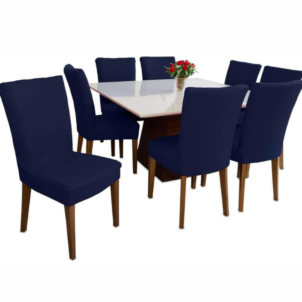 Kit 6 Capas Para Cadeira de Jantar Com Elástico