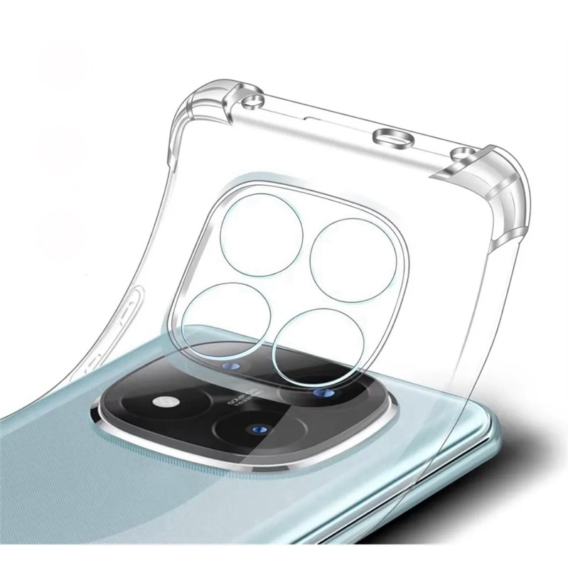 2X1 Xiaomi Redmi Note 15 4G/5G -Capa Transparente TPU Silicone + Pelicula Frontal Ceramica 3D *