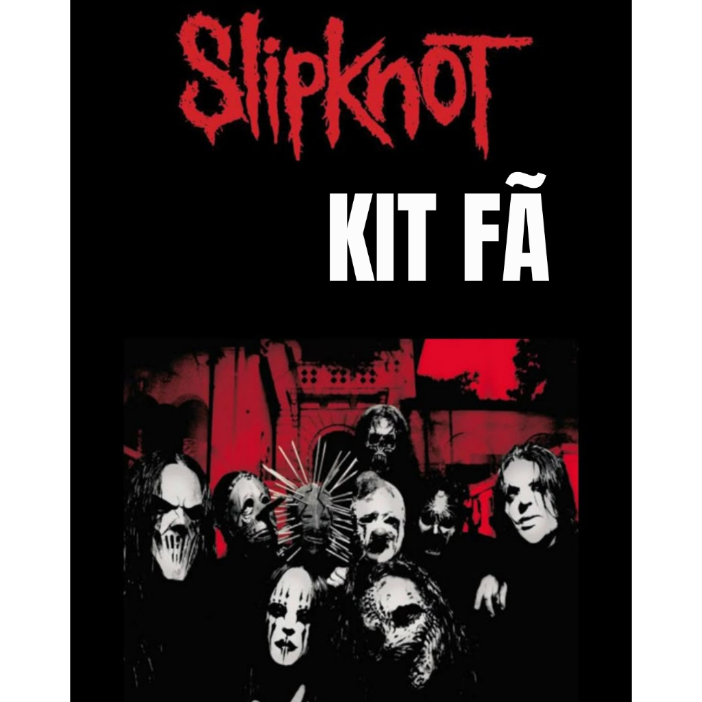 Kit Fã REVISTA SLIPKNOT | REVISTA | BOTTON | PHOTOCARDS | CHAVEIRO | FOTOS | POSTÊR
