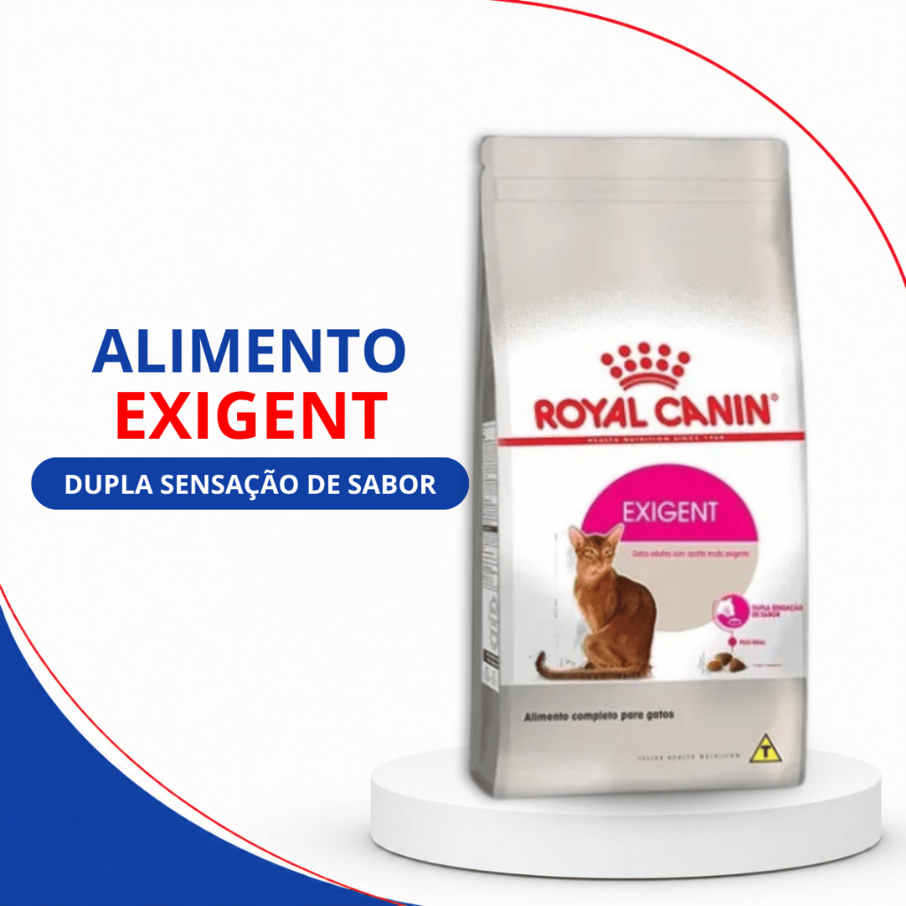 Ração Gatos Adultos Exigent 1,5kg Royal Canin Alimento Seco Premium