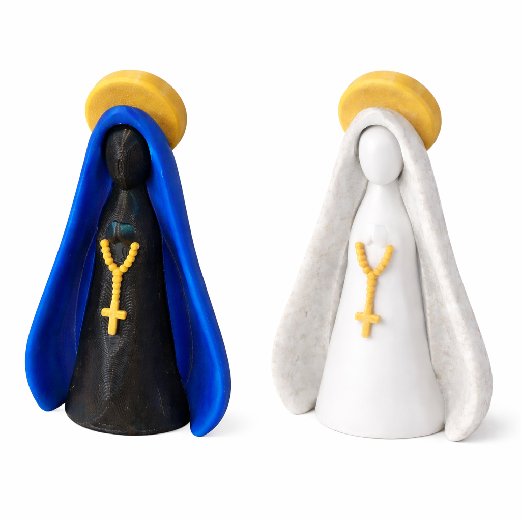 Nossa Senhora Aparecida Decorativa Minimalista 3D Presente Religioso Especial