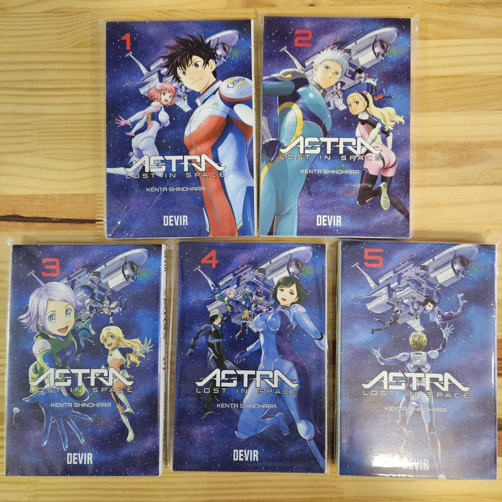 Astra Lost in space 1 ao 5 - Mangá Coleção Completa