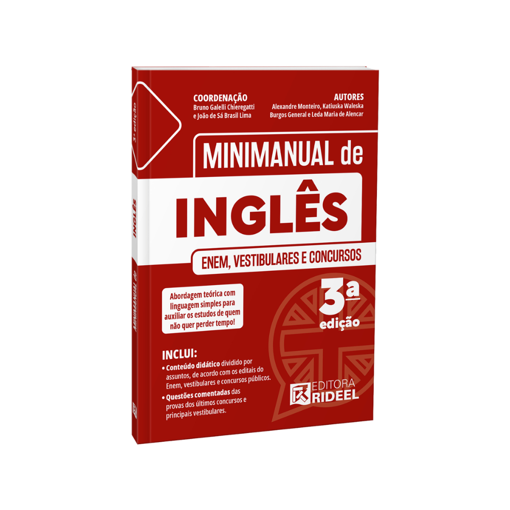 Minimanual de Inglês - Enem, vestibulares e concursos