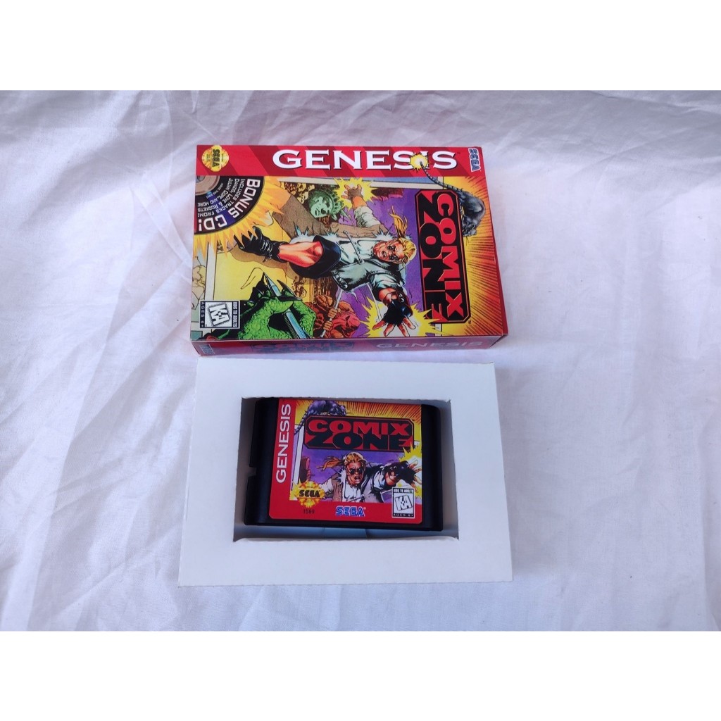 Comix Zone - Cartucho Paralelo Para Mega Drive