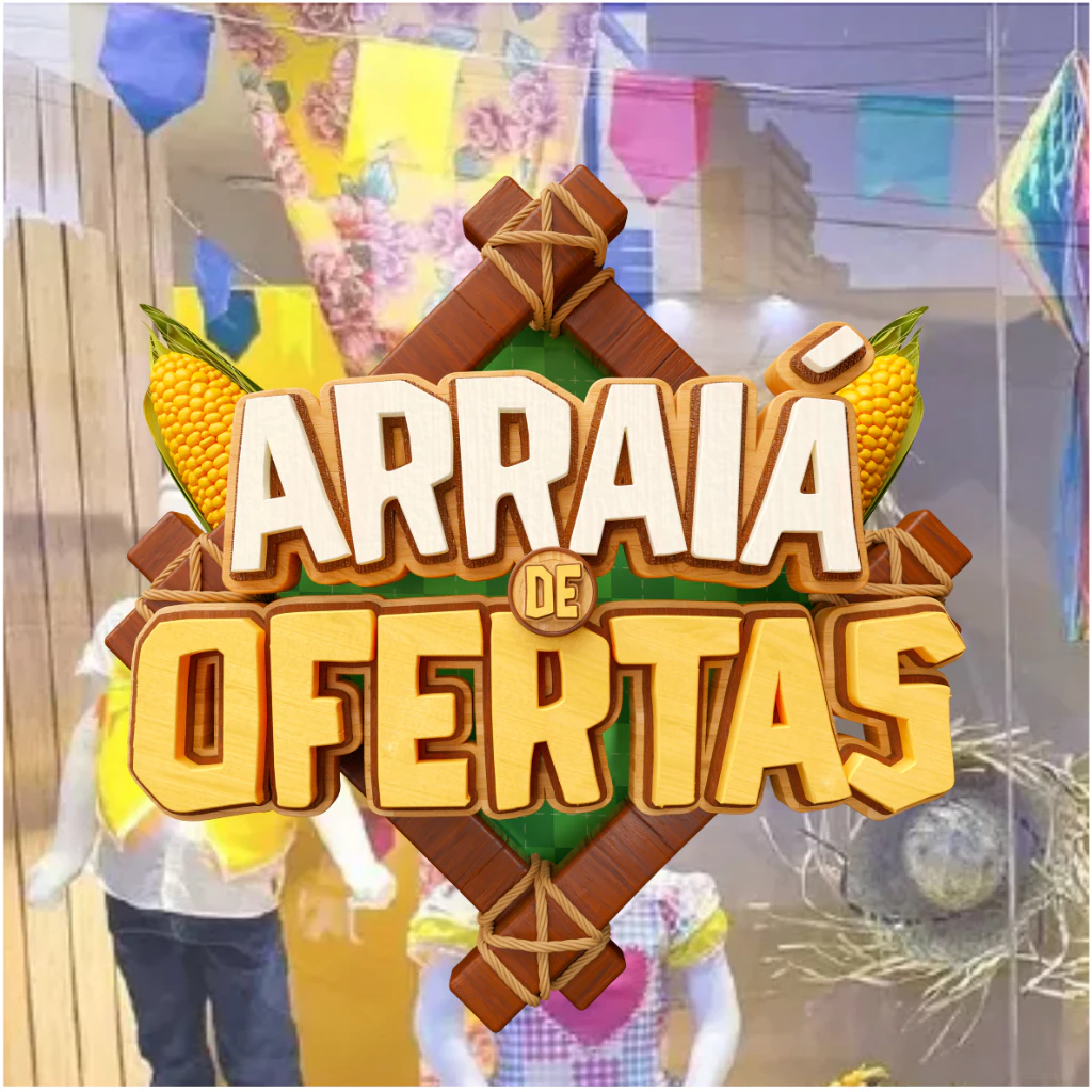 ARRAIÁ DE OFERTAS Adesivo recorte para vitrine 40 cm decoração junina festa junina milho - SJ0024