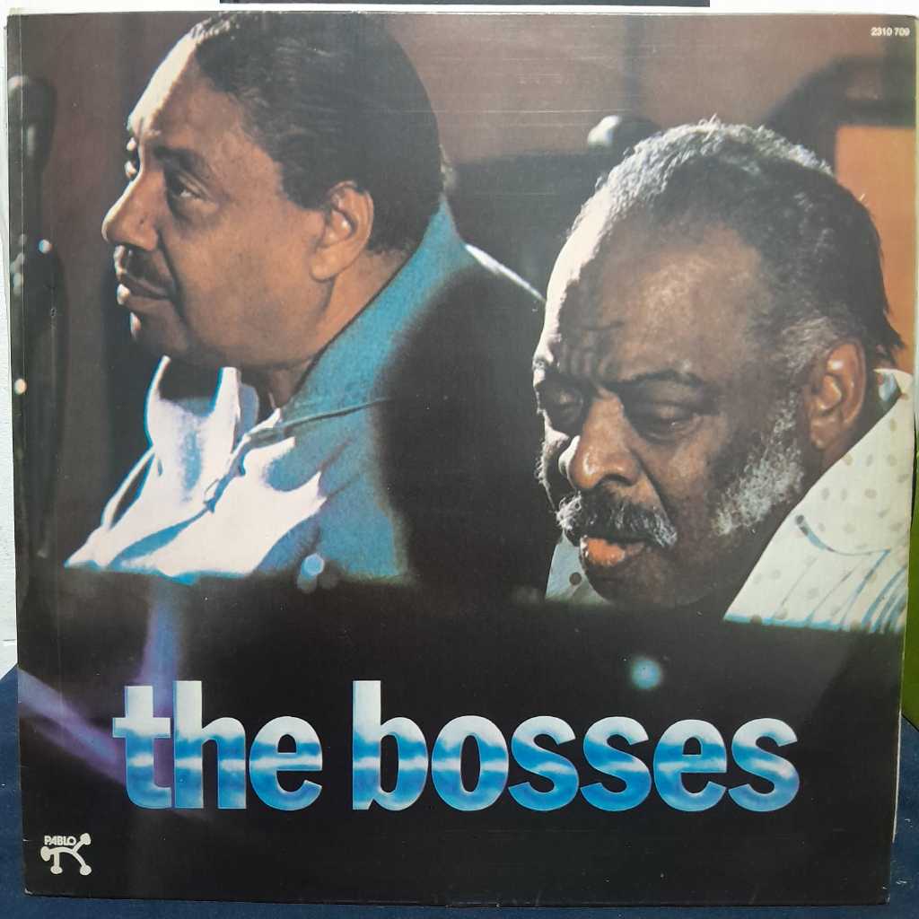 LP JOE TURNER / COUNT BASIE – THE BOSSES – 1980 /  RARO ÁLBUM QUE REÚNE DUAS LENDAS ABSOLUTAS DO BLUES E DO JAZZ AMERICA
