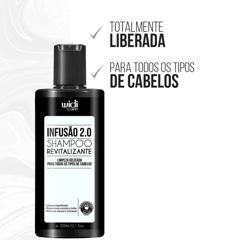 Widi Care Infusão 2.0 shampoo Acidificante Controle de pH 300g
