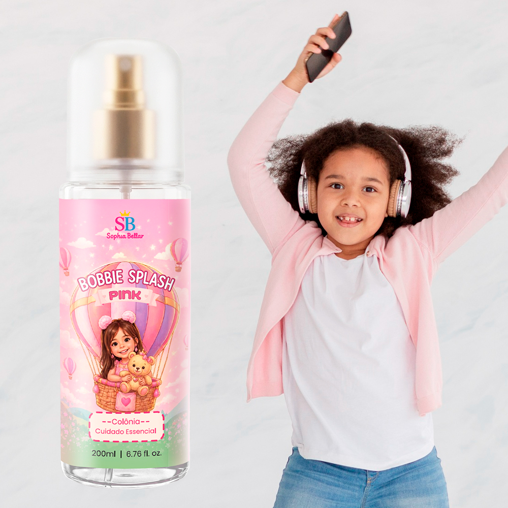 Body Splash Infantil Pink Sophia Bellar 200ml – Cuidado Essencial