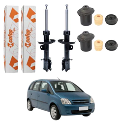 PAR AMORTECEDOR DIANTEIRO MERIVA 2002 A 2012 ORIGINAL COFAP + KITS