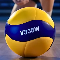 Bola de vôlei Original V335W Quadra Indoor Treino Resistente Oficial Mikasa FIVB