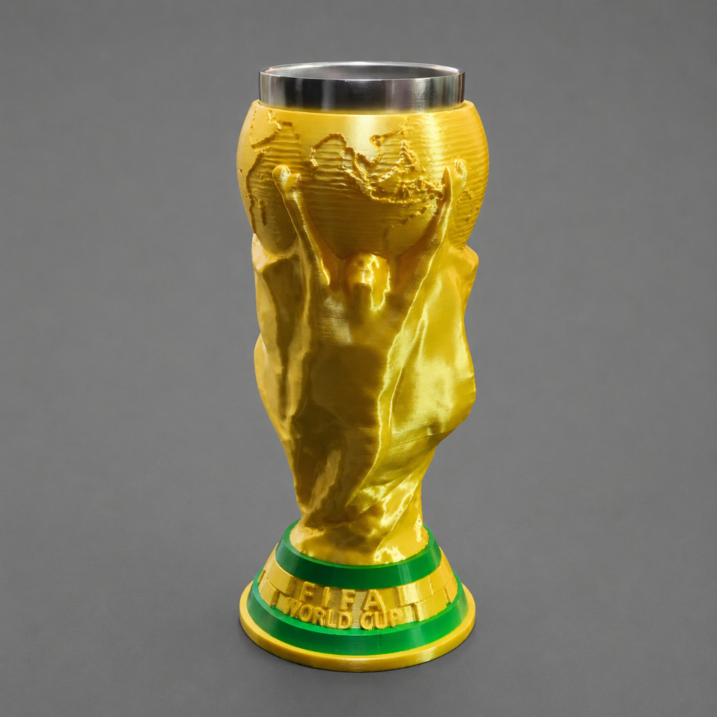 Porta Copo Taça Da Copa Do Mundo 2026 473ml Taça Copa Do Mundo Dourado