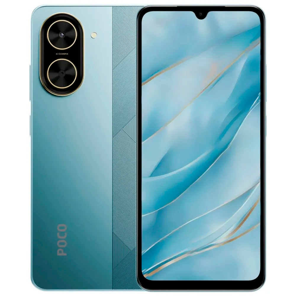 Smartphone Celular Xiaomi Poco C71 128gb 4gb Ram 120Hz Octa-core Azul