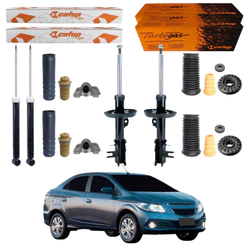 KIT 4 AMORTECEDOR PRISMA 2013 A 2020 COFAP + KIT