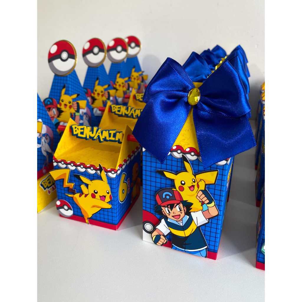 Kit Festa Pokémon Personalizado Lembrancinhas de Aniversário Infantil | Pikachu Decoradas | FAZEMOS QUALQUER TEMA