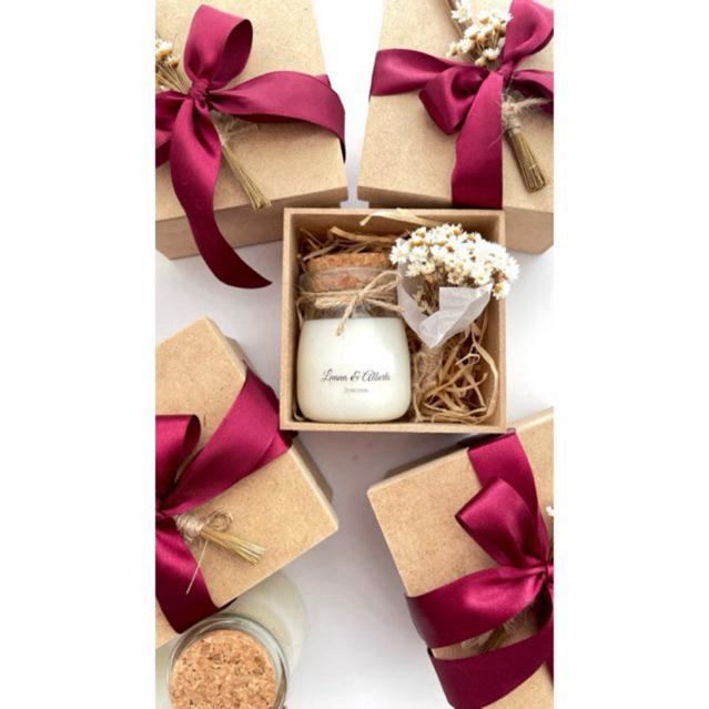 Vela Aromática Personalizada para Casamento | Lembrancinha Elegante para Convidados