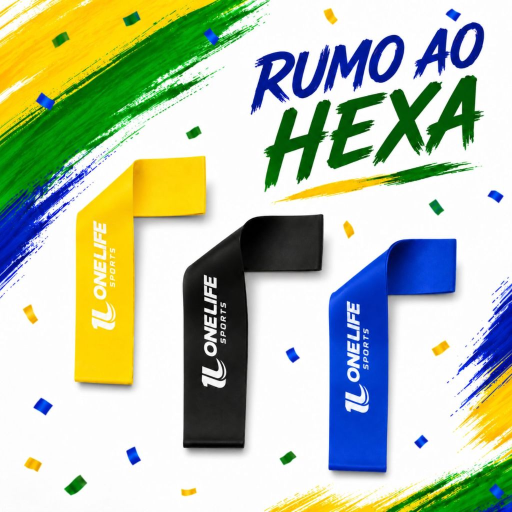 Kit 3 Mini Band Funcional | one life sports acessório versátil treino resistência fit home gym