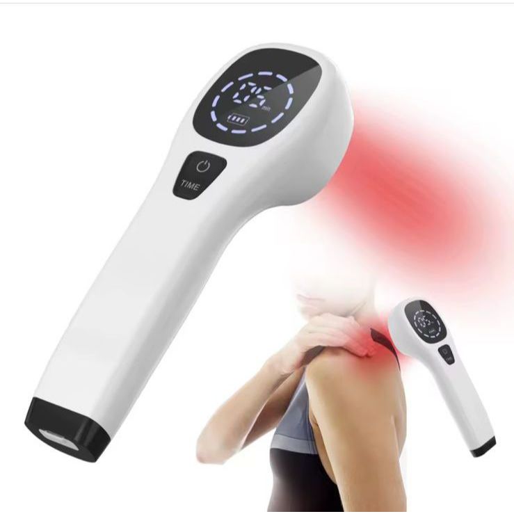 Laser Terapêutico Infravermelho 808nm + 650nm Portátil Alívio Dor Fisioterapia