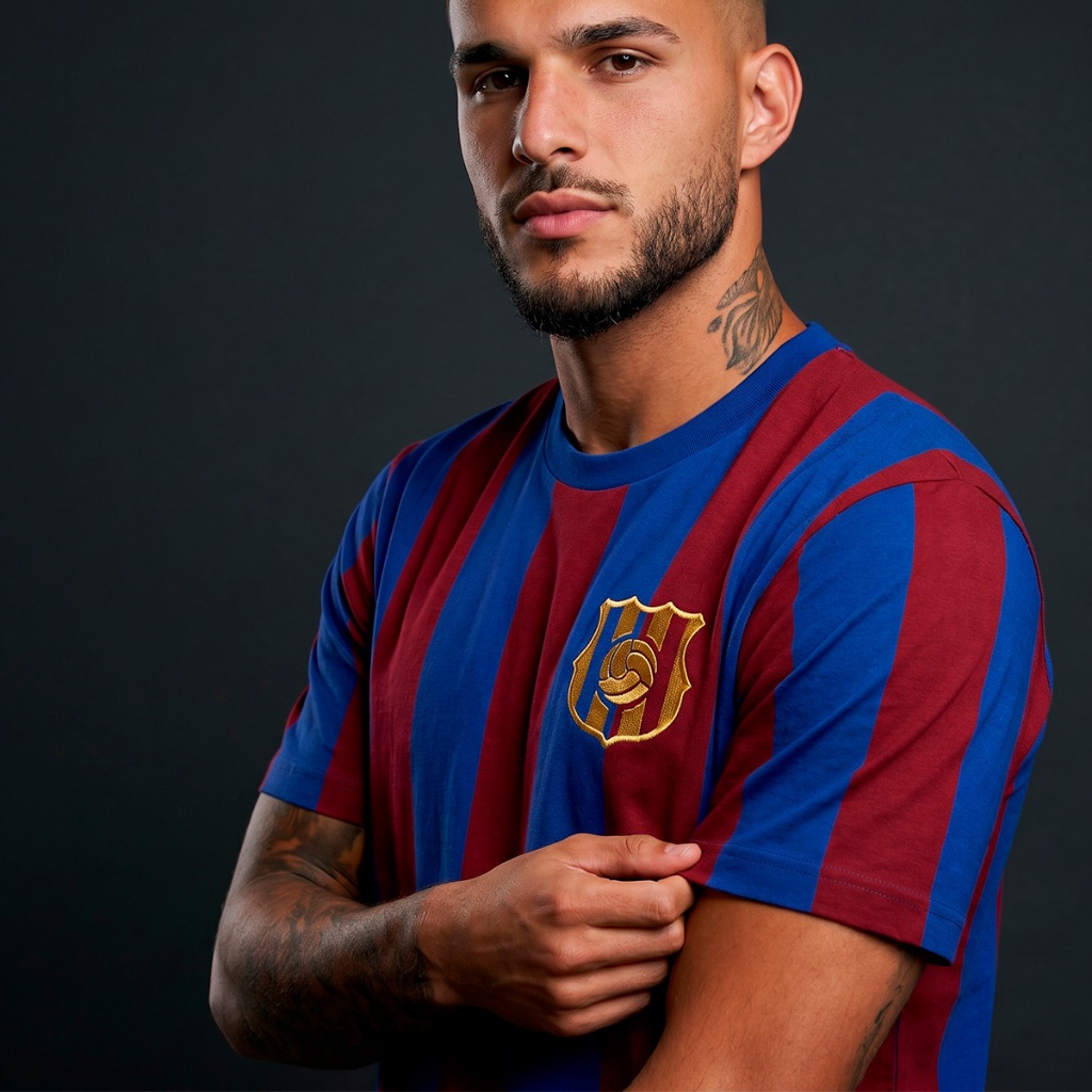 Camisa Barcelona Retrô Classic Masculina Oficial