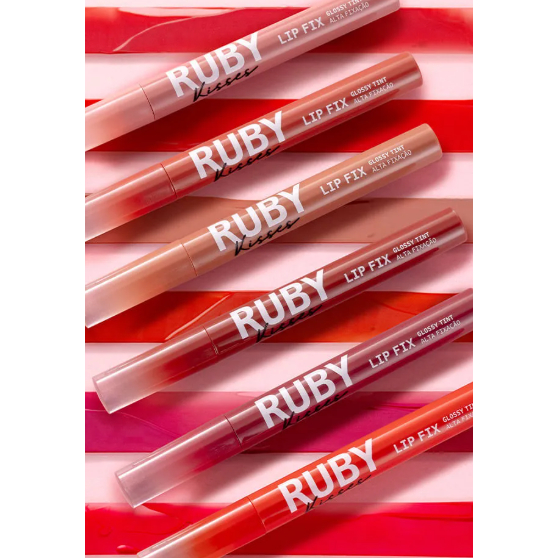 Lip Fix Glossy Tint - Ruby Kisses - Gloss Tint - 2,3 ml