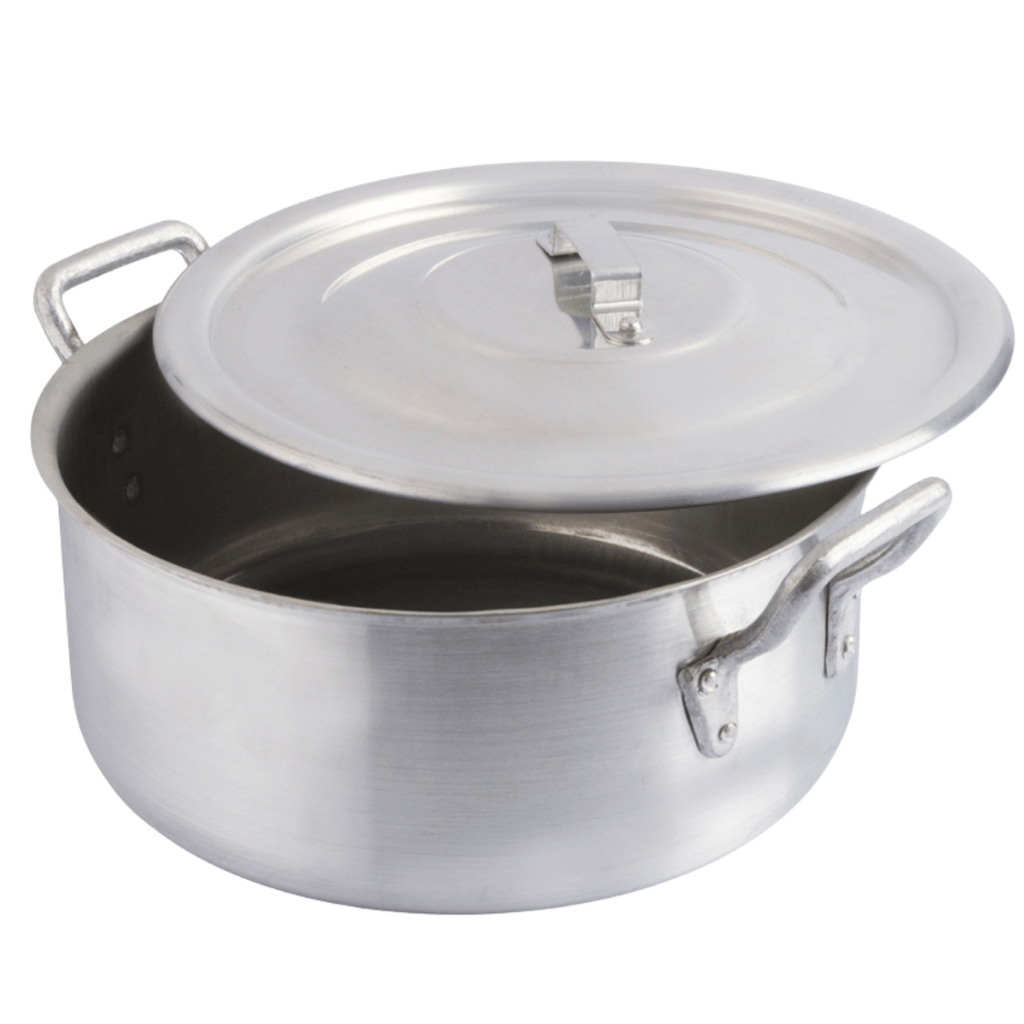 Imagem de Panela Caçarola Aluminio Polido Profissional 60Cm 73L Nacional